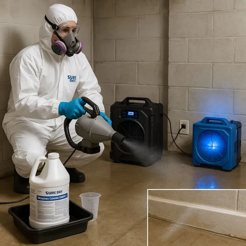 Sanitization and Odor Removal process in Oconto Falls, WI