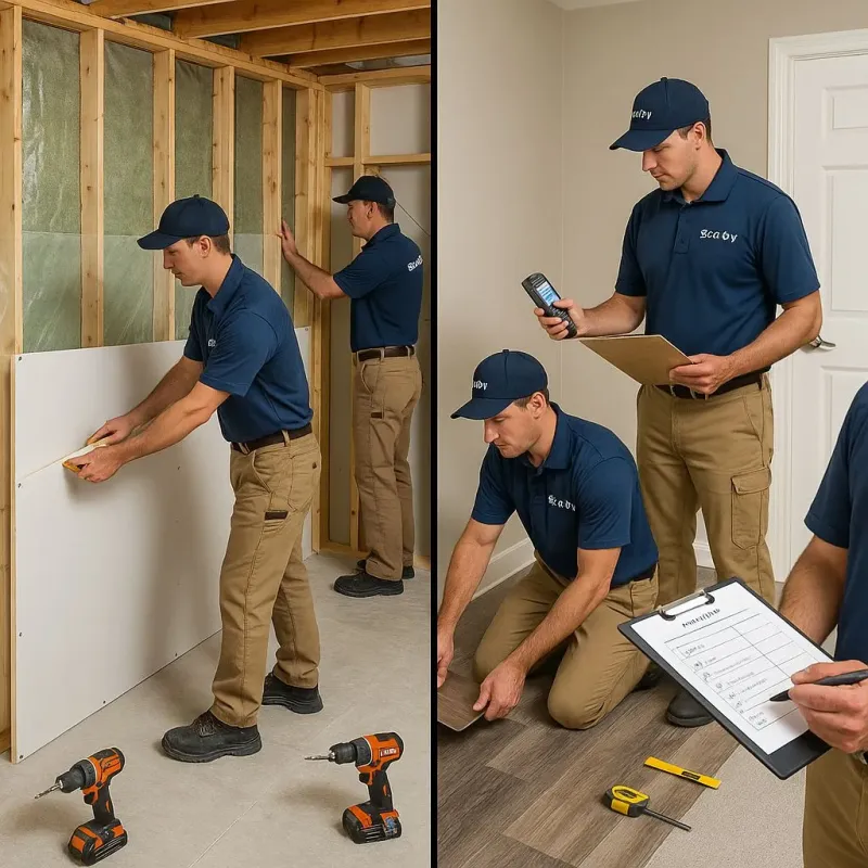 Repairs and Reconstruction process in Oconto Falls, WI
