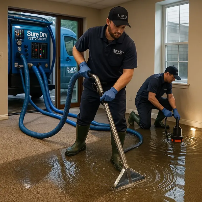 Water Extraction and Removal process in Oconto Falls, WI
